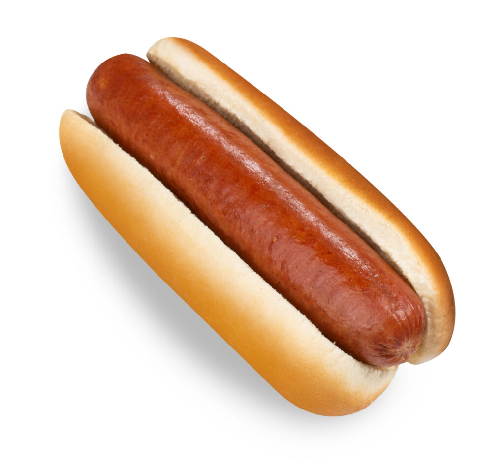 Eisenberg® Butcher’s Special Chili Cheese Beef & Pork Hot Dog 5-1, 6 in