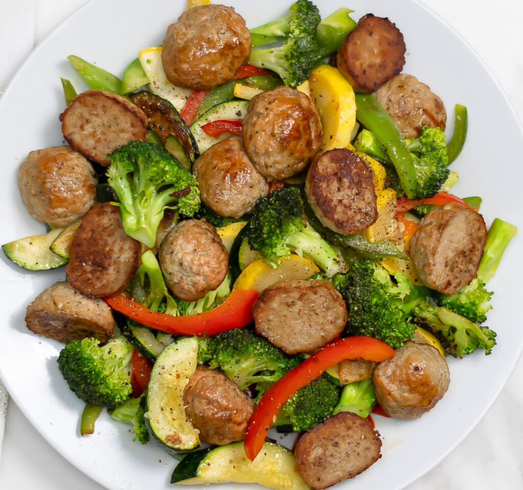Cooked Perfect® All Natural Italian Style Beef & Pork Meatballs 1.0 oz – 18 oz bag