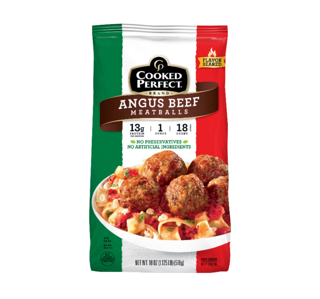 Cooked Perfect® Angus Beef Meatballs 1.0 oz – 18 oz bag