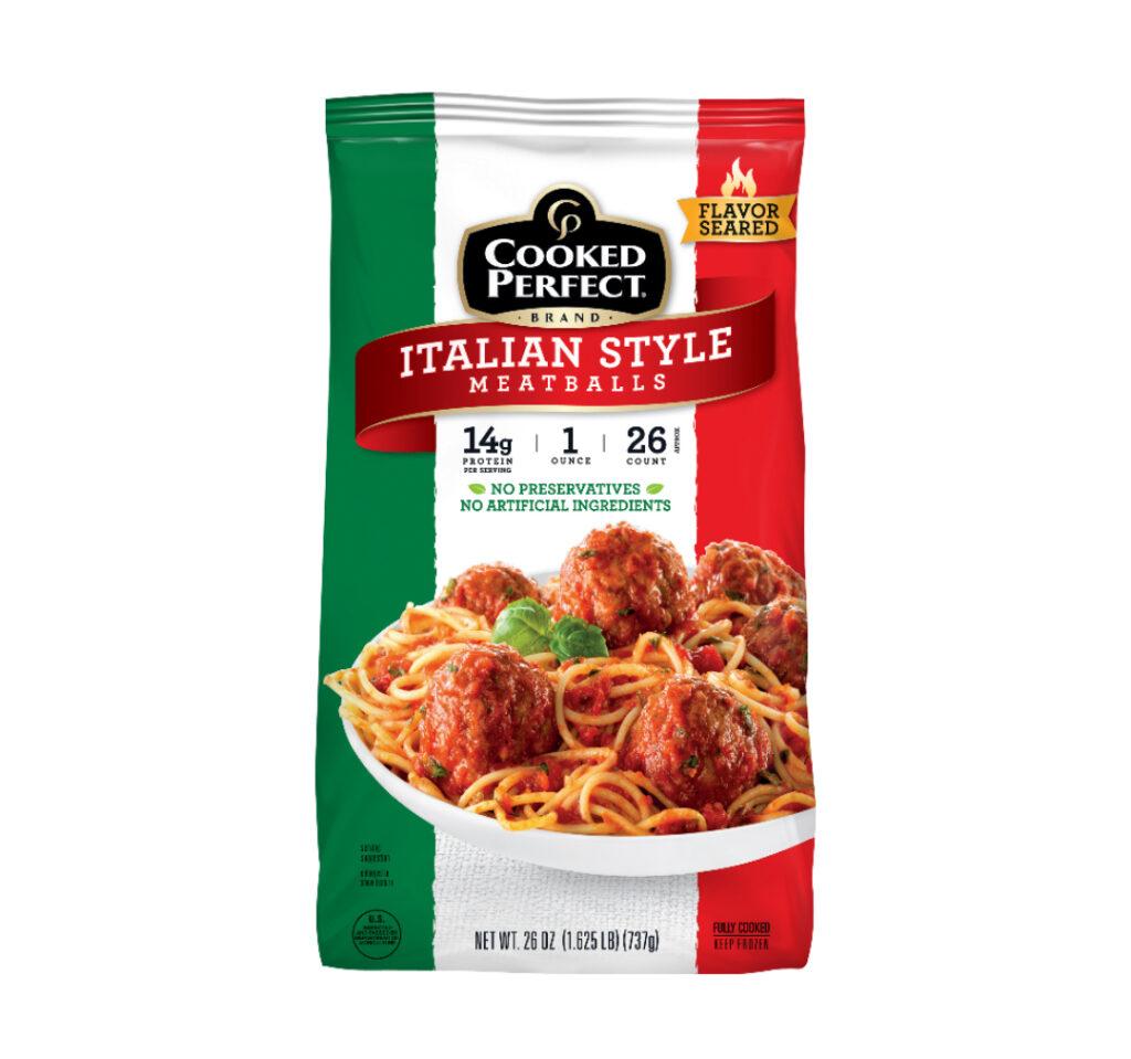 Cooked Perfect® Italian Style Meatballs 1.0 oz – 26 oz bag