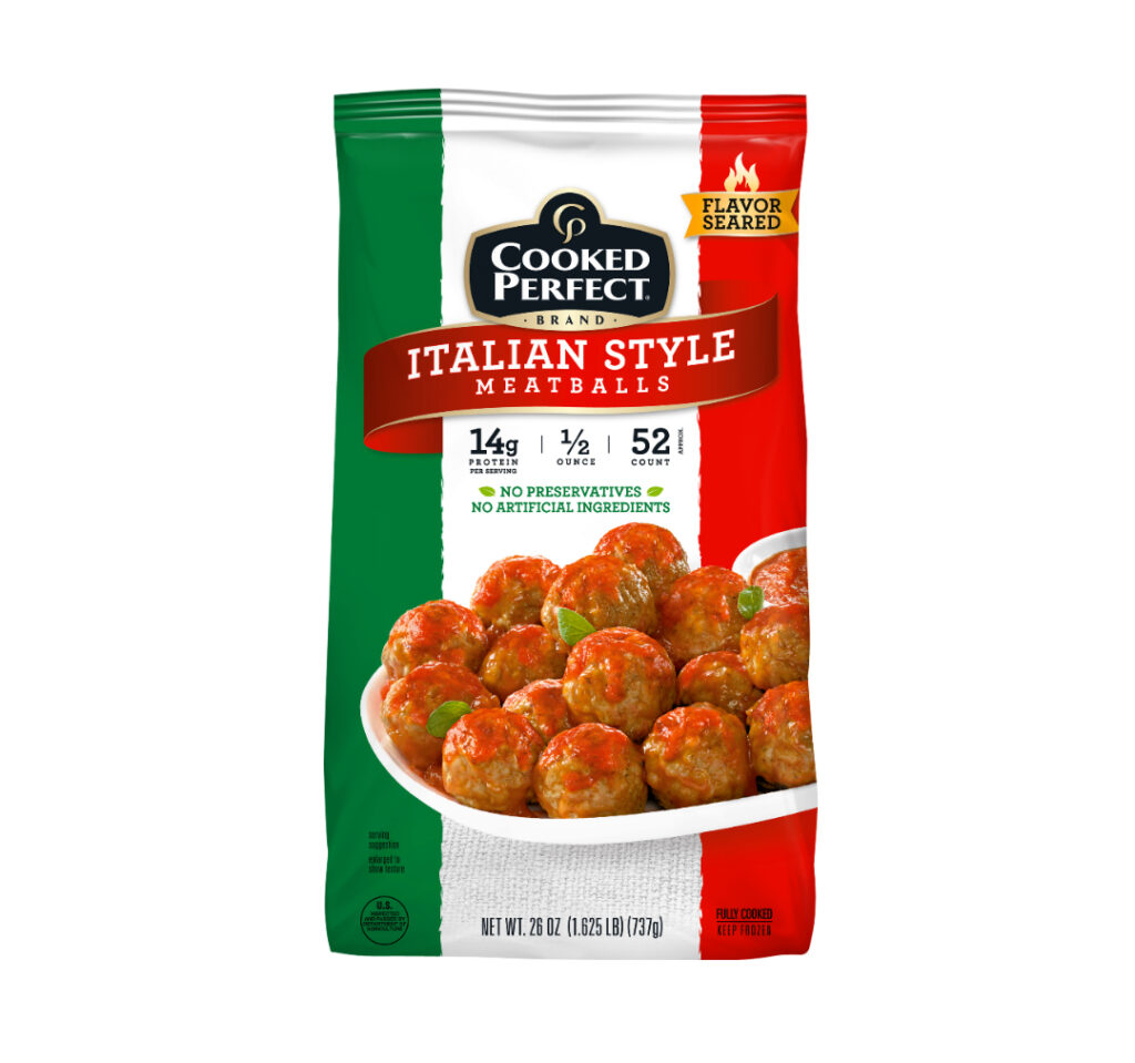 Cooked Perfect® Italian Style Meatballs 0.5 oz – 26 oz bag