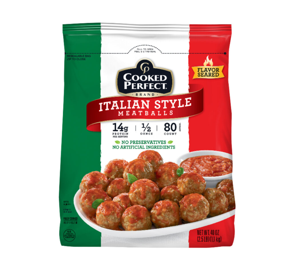 Cooked Perfect® Italian Style Meatballs 0.5 oz – 40 oz bag