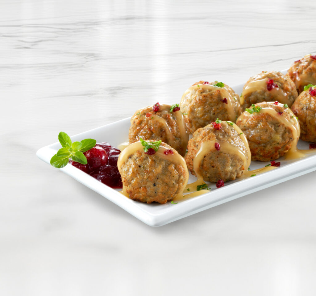Cooked Perfect® Turkey Meatballs 1.0 oz – 20 oz bag