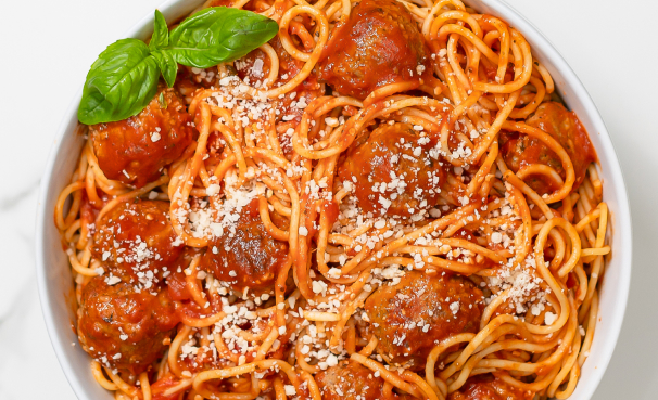 Cooked Perfect Italian Style Beef and Pork Meatballs