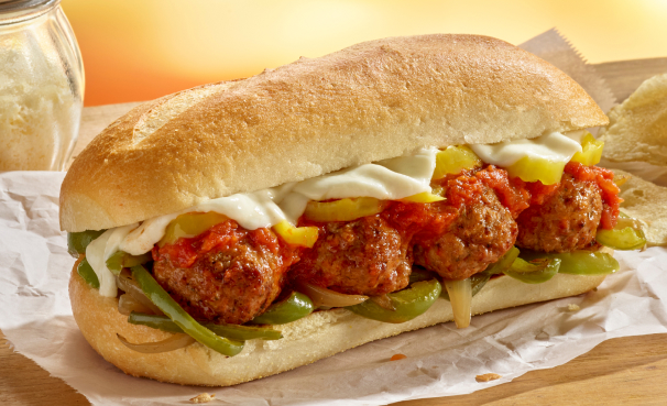 Cooked Perfect Italian Style Beef Meatballs
