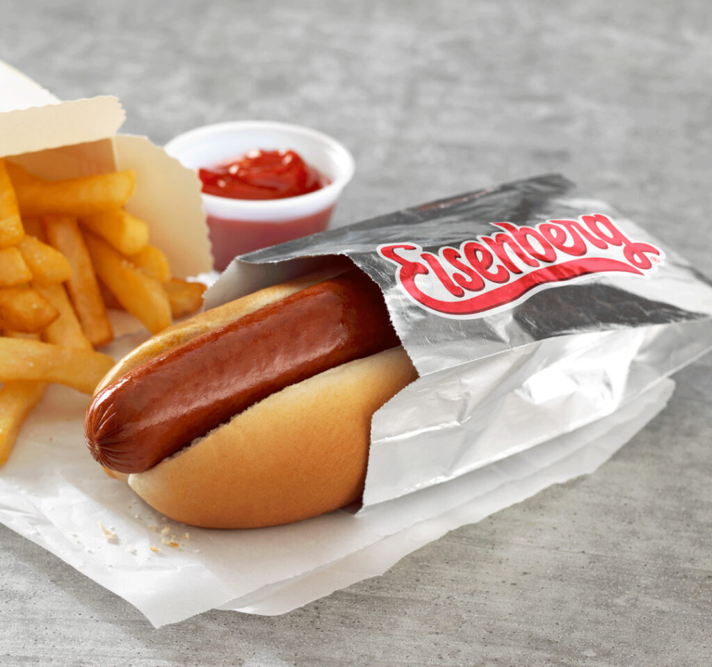Eisenberg® Hot Dog Foil Bags 3.5 in x 1.5 in x 8.75 in