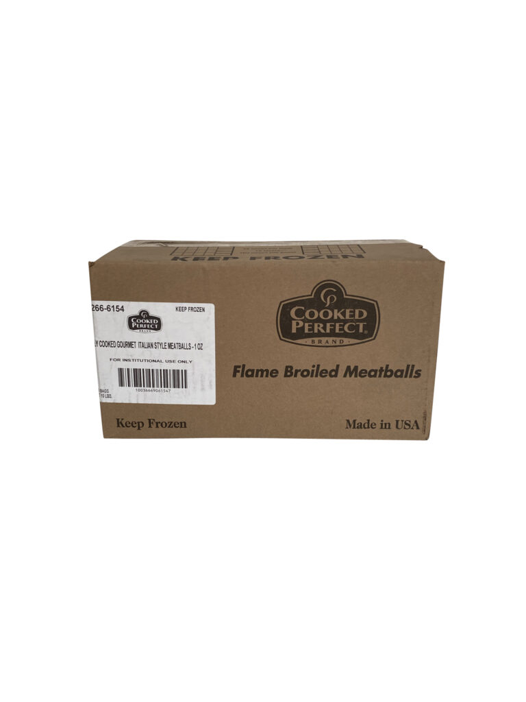 Cooked Perfect® Gourmet Italian Style Beef & Pork Meatballs 1.0 oz – 2/5 lb bags
