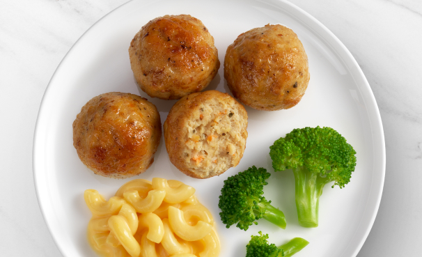 Cooked Perfect® Kids Chicken Meatballs with Added Vegetables, 0.5 oz – 22 oz