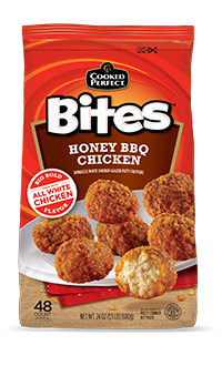 cooked perfect honey bbq chicken bites