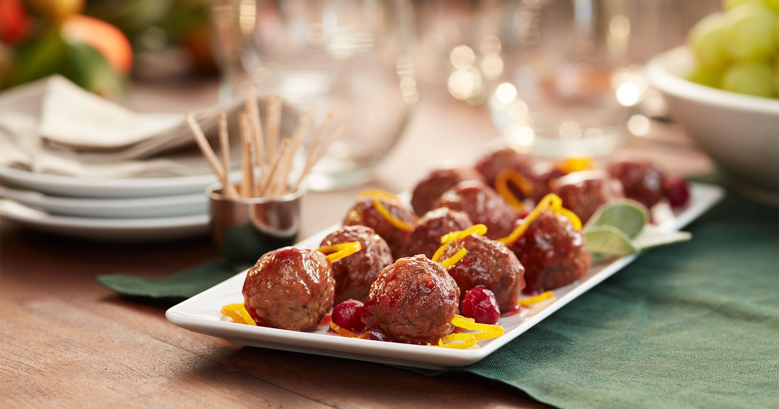 home market foods cooked perfect cranberry meatballs with toothpicks