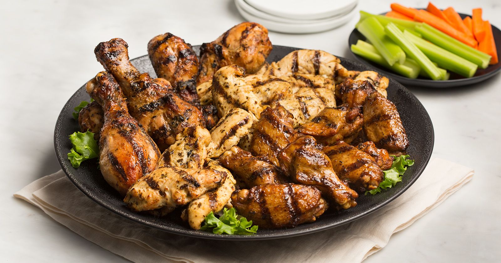 home market foods cooked perfect fire grilled chicken drumsticks tenders wings